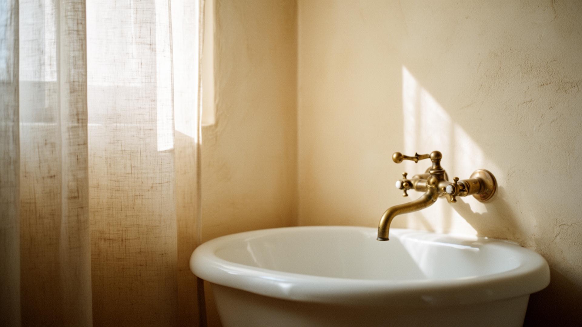 Plumber working on copper pipework